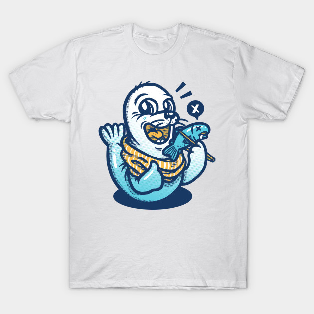 Seal and Raw Fish Colored